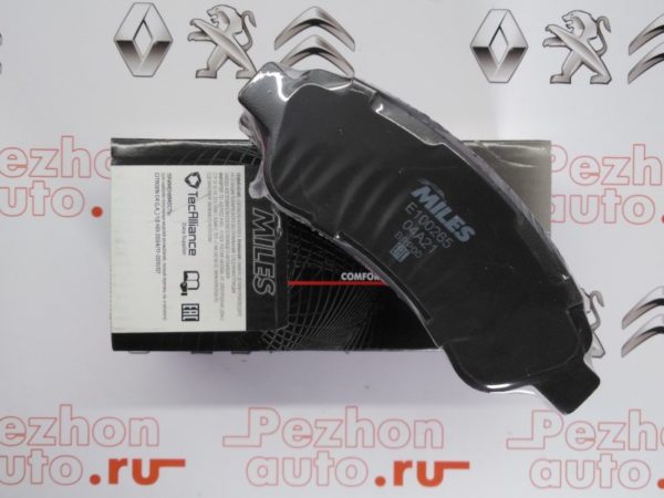 Колодки тормозные дисковые передние E100265